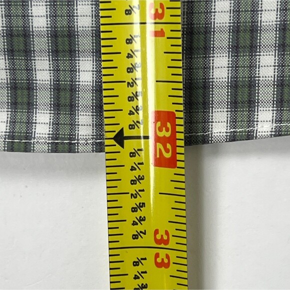 Brooks Brothers Casual Shirt Non-Iron 346 Green Stripe Long-Sleeve Button-Down - Picture 9 of 9